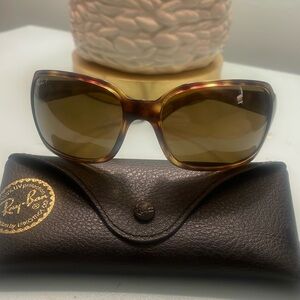RAY BAN RB 4068 642/57 HAVANA Glass POLARIZED Lenses SUNGLASSES